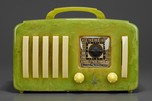 Marbled Green Emerson EP-375 ’5+1’ Catalin Radio with Handle